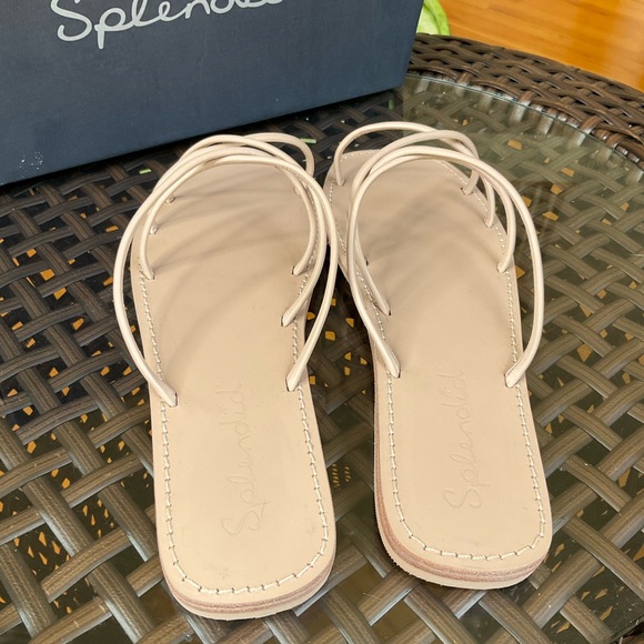 Splendid Frankie Womens Sandals Size 7 Light Almond - Picture 3 of 7